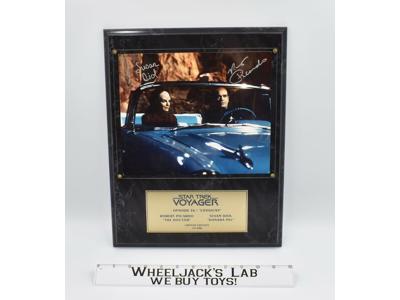Susan Diol Robert Picardo Limited Edition 77/100 Star Trek AUTOGRAPHED Plaque