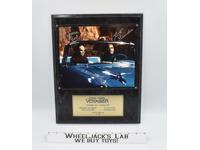 Susan Diol Robert Picardo Limited Edition 77/100 Star Trek AUTOGRAPHED Plaque