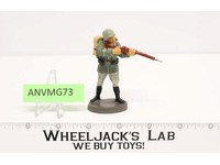 German Soldier 3" Elastolin Bellum Firing Weapon Gun w/ Backpack Vintage