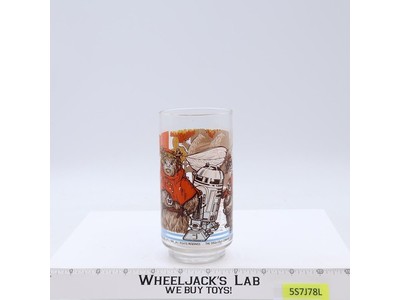 Star Wars Ewok Village ROTJ Burger King Glass Cup 1983 Lucasfilm Coca-Cola