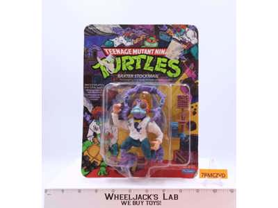Baxter Stockman Teenage Mutant Ninja Turtles TMNT 1989 Playmates MOSC Unpunched