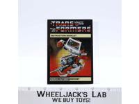 Ratchet Instruction Manual Booklet 1985 Hasbro G1 Transformers Action Figure