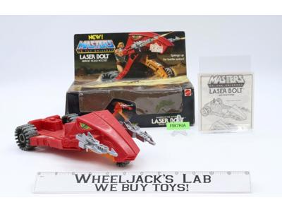 Laser Bolt 100% Complete W/Box He-Man Masters of the Universe MOTU Mattel 1982