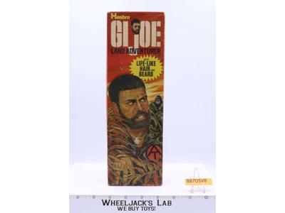 Land Adventurer Brown Hair Beard 12 GI Joe 1970 Vintage Hasbro COMPLETE Box 7401
