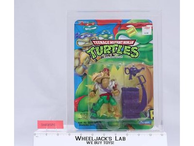 Sandstorm CAS GRADED 80+ 80/85/95 43-Back TMNT 1992 Playmates Toys Action Figure