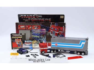 Optimus Prime W/Box 100% Complete 1985 Vintage Hasbro G1 Transformers