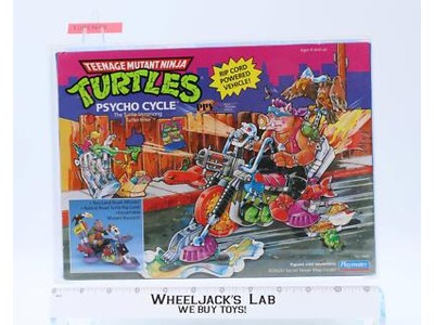 Psycho Cycle CAS GRADED 80+ TMNT 1990 Playmates Action Figure Vehicle NEW SEALED