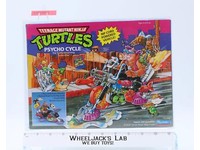 Psycho Cycle CAS GRADED 80+ TMNT 1990 Playmates Action Figure Vehicle NEW SEALED