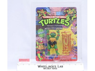 Raphael CAS GRADED 85 85/85/85 10-Back TMNT 1988 Playmates Toys Action Figure