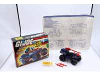 Cobra Ferret 100% Complete W/ Box G.I. Joe 1985 Hasbro Action Figure Vehicle