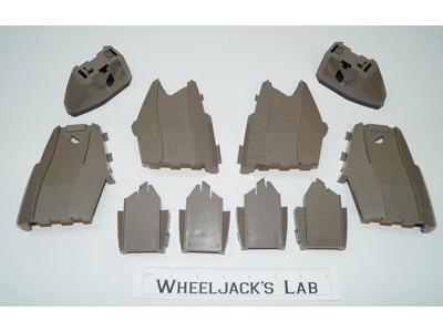 Omega Supreme Track Pieces A-H + Feet 1985 G1 Transformers Vintage Hasbro