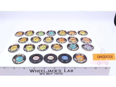 Hot Wheels Redline Buttons Lot of 24