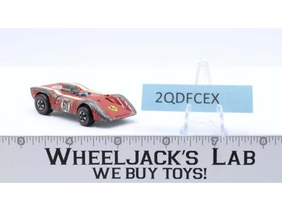 Ferrari 312P Red Hot Wheels 1969 Redline Vintage Mattel RL