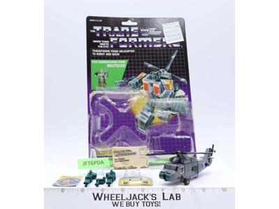 Vortex 100% Complete W/CARDBACK & BUBBLE 1986 G1 Transformers Action Figure