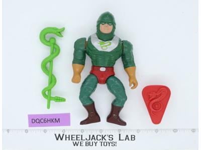 King Hiss 100% Complete He-Man Masters of the Universe MOTU Mattel 1986 Vintage