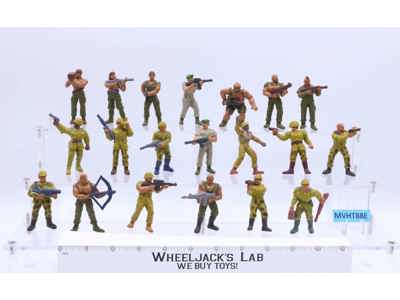 Lot of 20 Soldiers GUTS! 1986 Mattel Military Action Figures