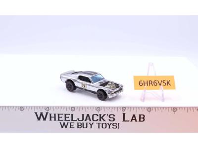 Mustang Boss Hoss Chrome 1969 Redline Hot Wheels Mattel Vintage RL