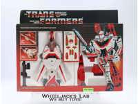 Jetfire 100% Complete W/ Box & Insert 1985 G1 Transformers Vintage Action Figure