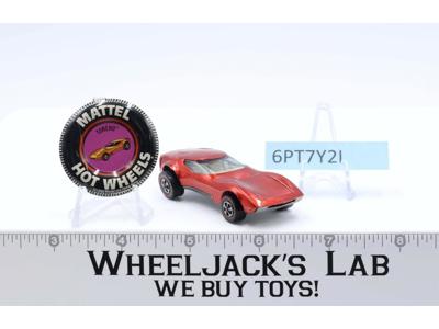 Torero Spectraflame Red 1969 Redline Hot Wheels Mattel Vintage RL with Button
