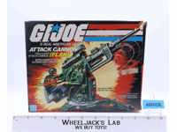 Flak Attack Cannon 100% Complete W/Box GI Joe 1982 Hasbro Vintage Action Figure