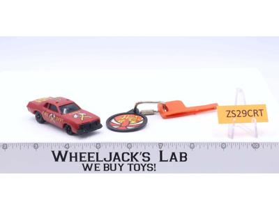 Fire Dept Chief Car W/Key 1980 Kidco Burnin Vintage Toy Car