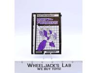 Snaptrap Action Figure Instruction Booklet Manual 1988 Vintage G1 Transformers