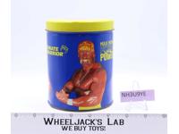 Ultimate Warrior Hulk Hogan Jake the Snake Tin Container WWF Wrestling 1991