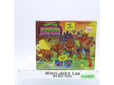 Mutatin' Rahzar TMNT Mutations 1993 Playmates Action Figure NEW MISB SEALED