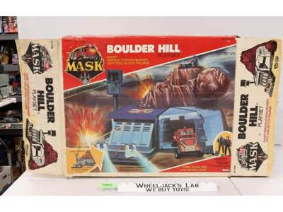 Boulder Hill Figure Playset W/BOX 100% Complete 1985 MASK M.A.S.K. Vintage