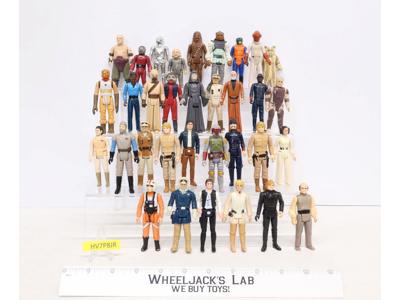 Lot of 33 Star Wars 1970s-1980s Kenner Vintage Action Figures
