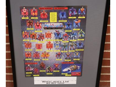 He-Man Heroic & Evil Warriors 21.25x15.75 Masters of the Universe MOTU 1985