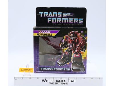 Flywheels W/Box & Insert 100% Complete 1987 Vintage G1 Transformers Figure