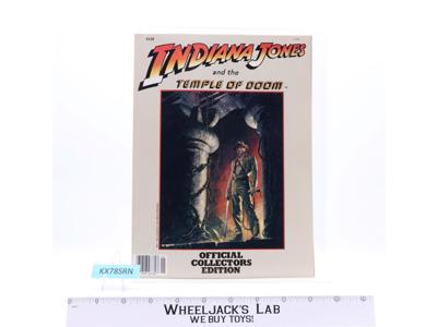 Indiana Jones Temple of Doom Official Collector's Edition Booklet Lucasfilm