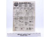 Boulder Hill Playset Manual Multi-Languages 1985 MASK M.A.S.K. Vintage Kenner