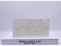 Service Merchandise Company GI Joe Receipt 1984 Zartan, Cobra Jeep etc. Vintage
