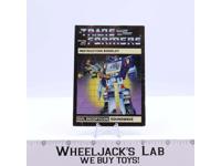 Soundwave Instructions Manual Booklet 1984 Hasbro G1 Transformers