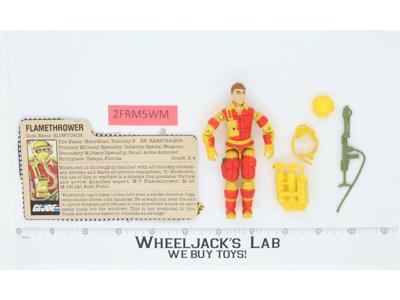 Blowtorch V1 100% Complete G.I. Joe 1984 Hasbro Vintage Action Figure