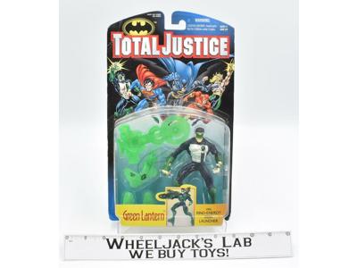 Green Lantern W/ AUTOGRAPH NEW Total Justice Kenner 1997