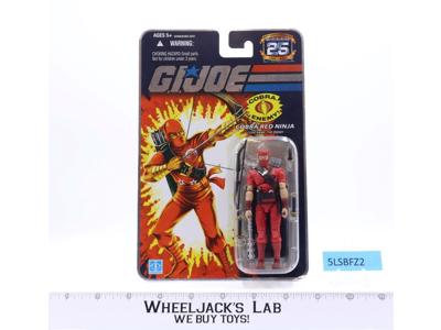The Enemy Cobra Red Ninja 2007 G.I. Joe 25th Anniversary Sealed MOSC NEW Hasbro