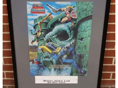 He-Man Castle Poster 21.25x15.75 Masters of the Universe MOTU 1987 Mattel Norem