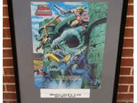 He-Man Castle Poster 21.25x15.75 Masters of the Universe MOTU 1987 Mattel Norem