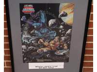 He-Man Space Poster 21.25x15.75 Masters of the Universe MOTU 1988 Mattel Norem