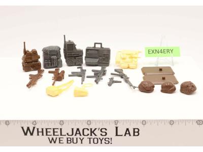 Lot Battle Gear Accessory 5 Set 17 1987 Weapons GI Joe Vintage