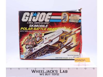 Ski Mobile Polar Battle Bear 100% Complete GI Joe 1983 Hasbro Action Figure