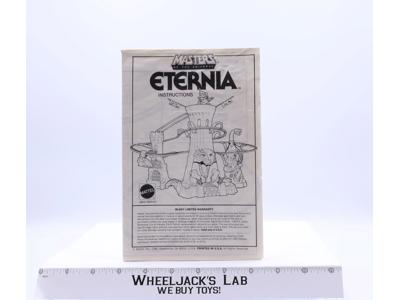 Eternia Instructions 1986 MOTU He-Man Masters of the Universe