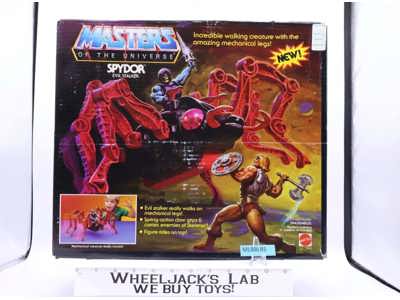 Spydor Spider He-Man Masters of the Universe MOTU 1985 Mattel NEW MIB