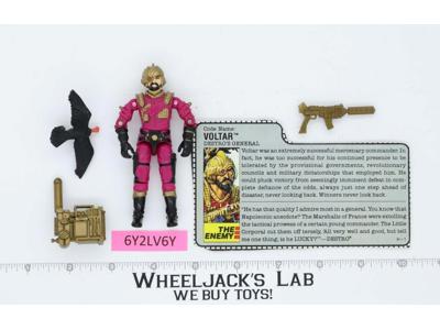Voltar V1 100% Complete G.I. Joe 1988 Hasbro Vintage Action Figure