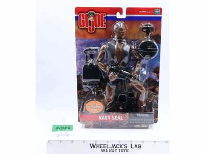 Navy Seal GI Joe 12" with Exploding Mine Hasbro 2000 NEW Action Figure MOSC