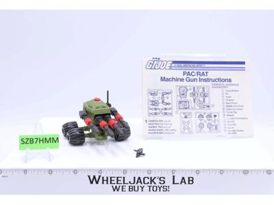 Machine Gun Pac/Rat 100% Complete G.I. Joe 1983 Hasbro Action Figure Vehicle