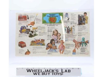 Kenner Cash Refund Flyer WITHOUT Star Wars Poster 1978 Vintage